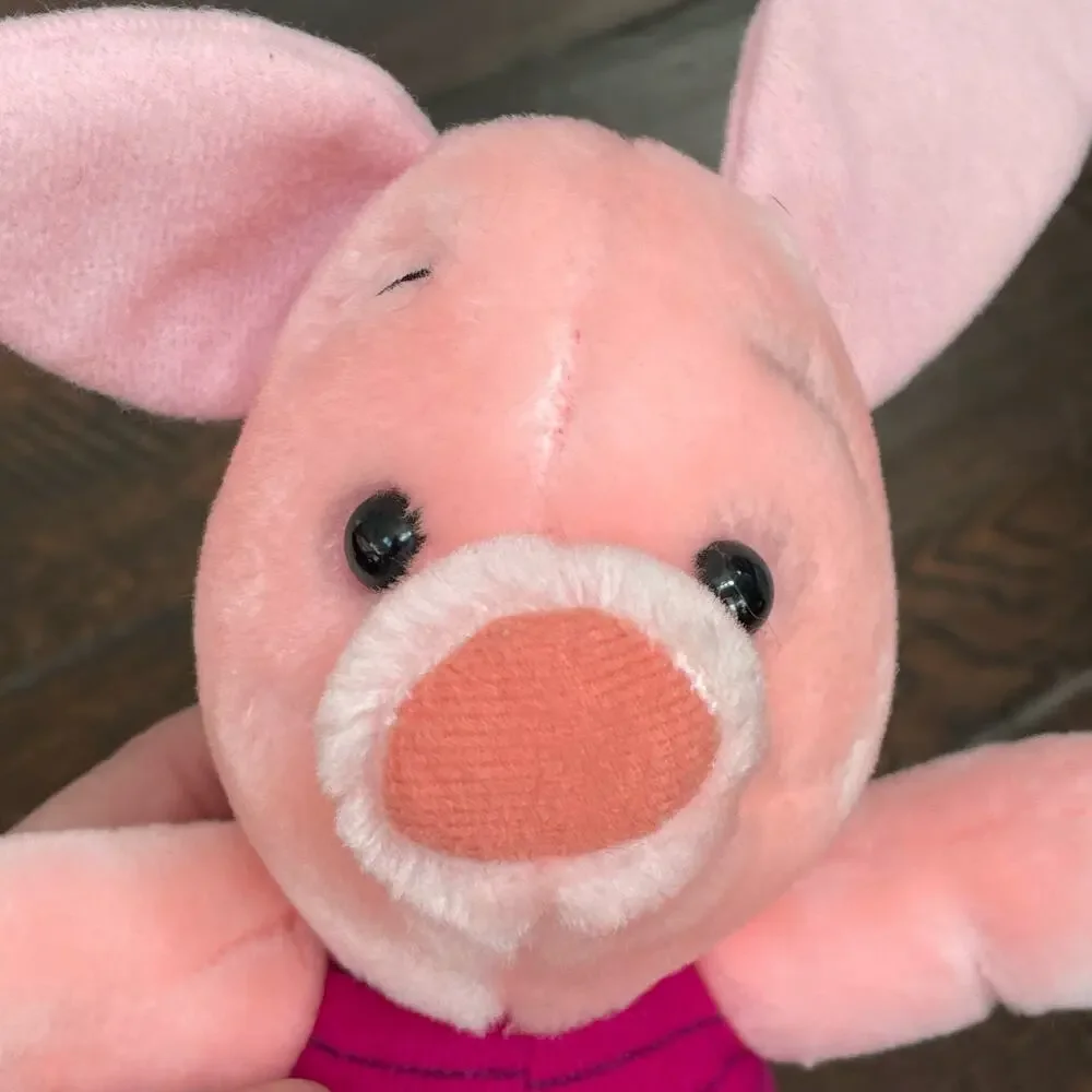 Disneyland Piglet Winnie The Pooh Plush Baby Piglet Pink Stuffed Animal Toy